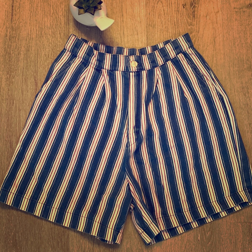 Red White and Blue Vintage Shorts